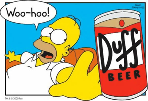 Homer Simpson e la Birra Duff